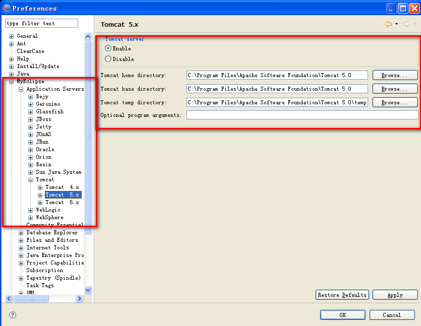 点击查看原始大小图片 MyEclipse筹建java web基本常识和环境配置