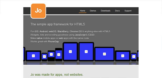 十个顶级Web移动开发JavaScript框架