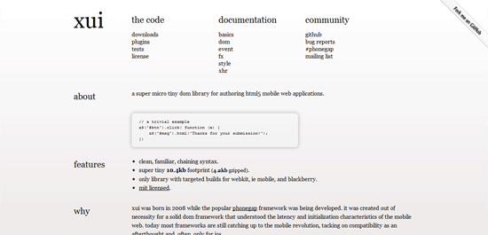 十个顶级Web移动开发JavaScript框架
