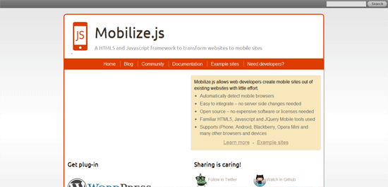 十个顶级Web移动开发JavaScript框架