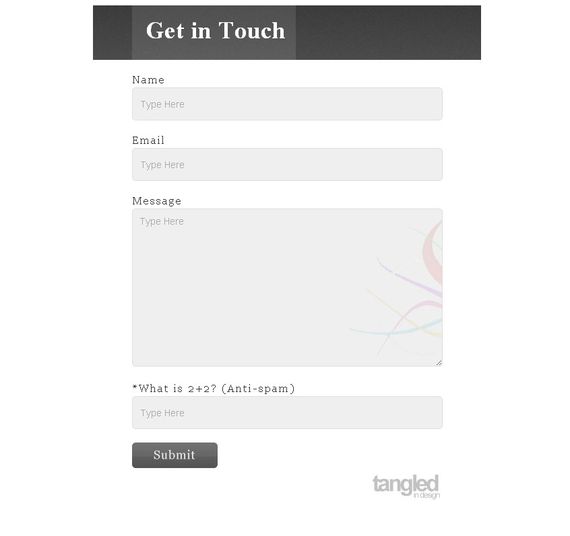 十 款简单精美的 jQuery/CSS3 表单