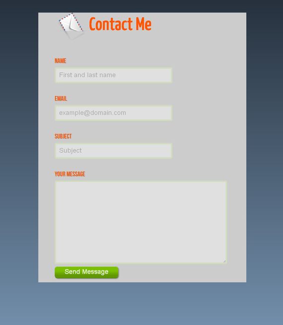 十 款简单精美的 jQuery/CSS3 表单