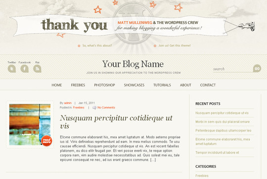 50��Ư����ѵ� WordPress ���⣨�£�