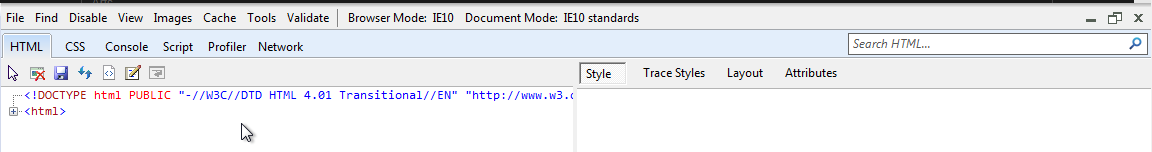 ��ô����Web��׼�µ�docmode