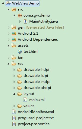 Android技术小结(002)—— 使用WebView加载本地html网页
