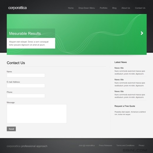 本周推荐九款免费的网站模板设计