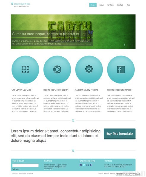 本周推荐九款免费的网站模板设计