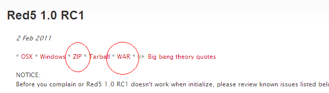 red5 ������tomcat�У�һ��