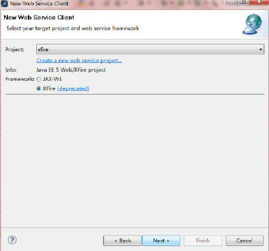xfire ��spring�������ɷ�����webservice��