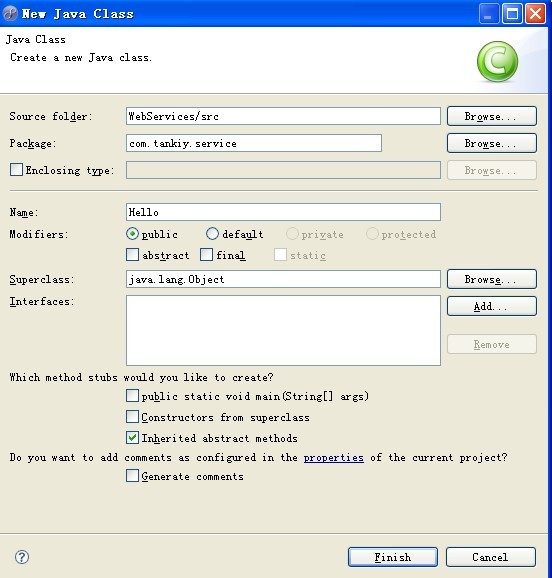 Web Service之Axis1.x入门2