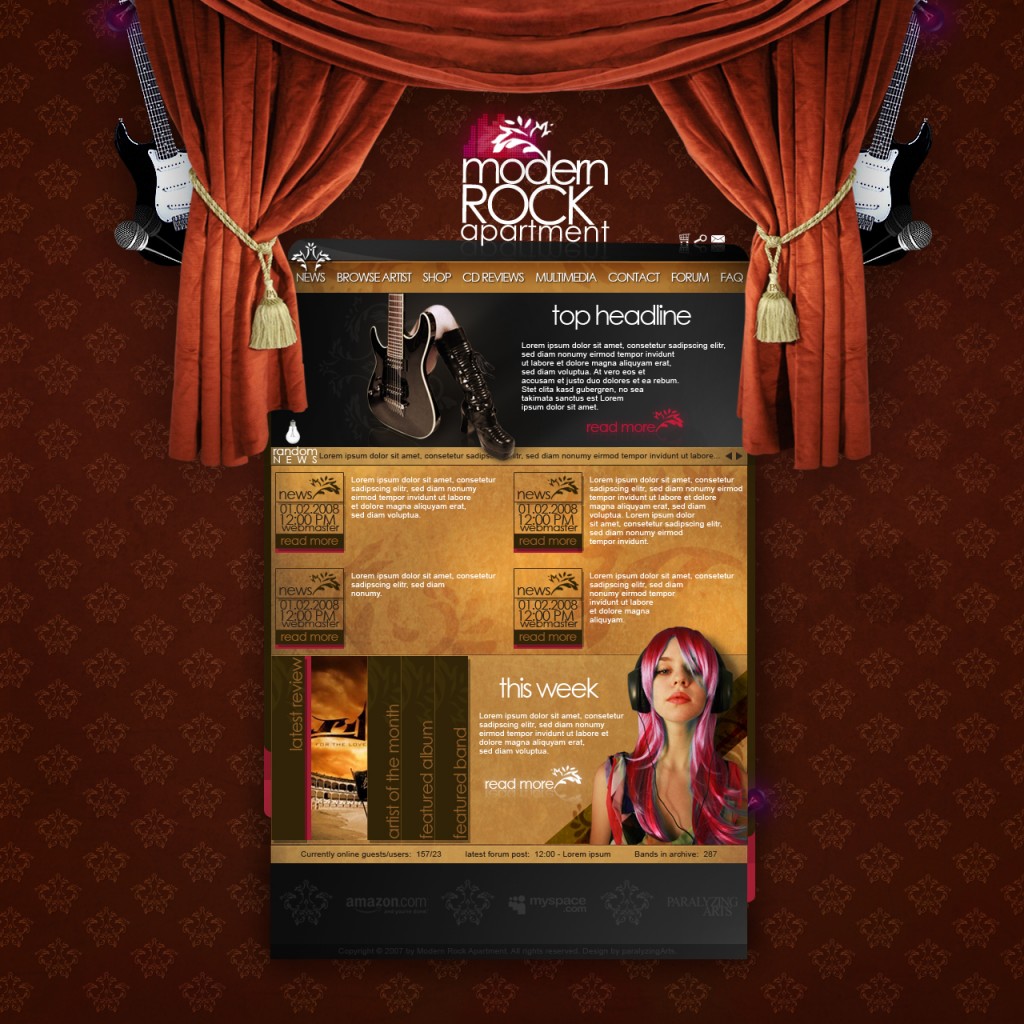 e283047c7f17e94d 55个 神奇的瑰丽华贵的网站布局(下)