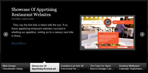 60款很酷的 jQuery 幻灯片演示和上载