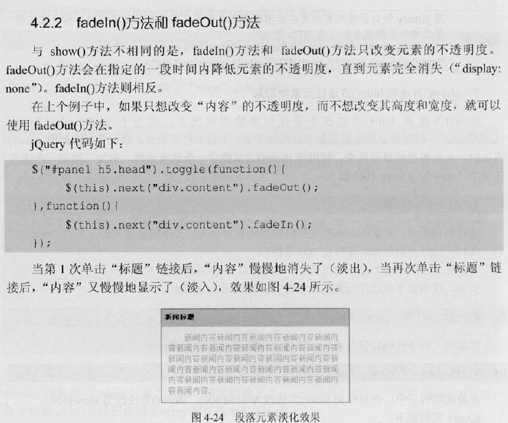 fadeIn()��fadeOut-�ı�͸����