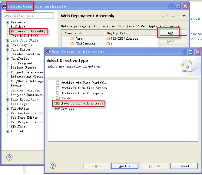 eclipse�а�user library�е�JAR��������WEB-INF/lib��