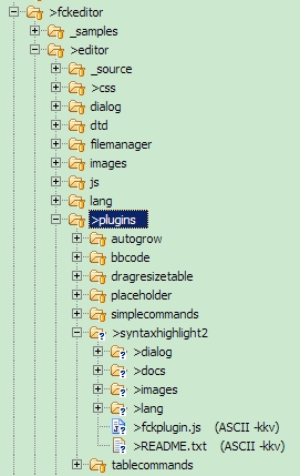 FCK2.6�������SyntaxHighlighter 2
