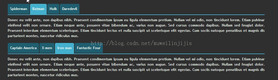 jqueryʵ�ֵ�ʮ�ּ�ʵ�ô��н����л�Ч����tabѡ�