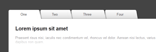�����ʵ�õ�CSS3 Tab�˵�