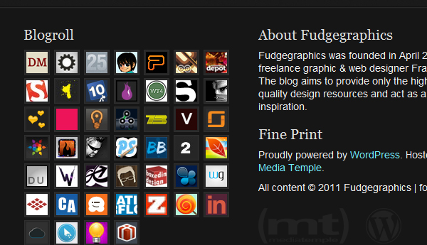 30 硕大无比的时尚Web页脚布局