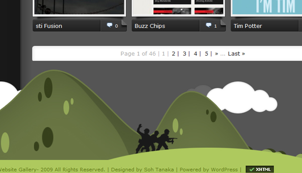30 硕大无比的时尚Web页脚布局