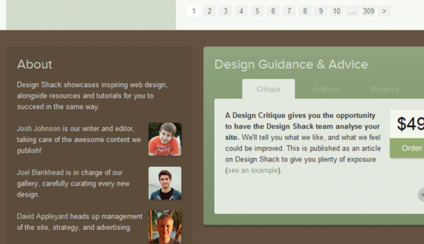 30 硕大无比的时尚Web页脚布局