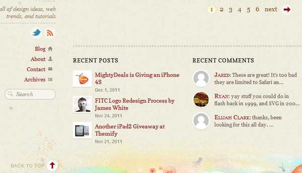 30 硕大无比的时尚Web页脚布局