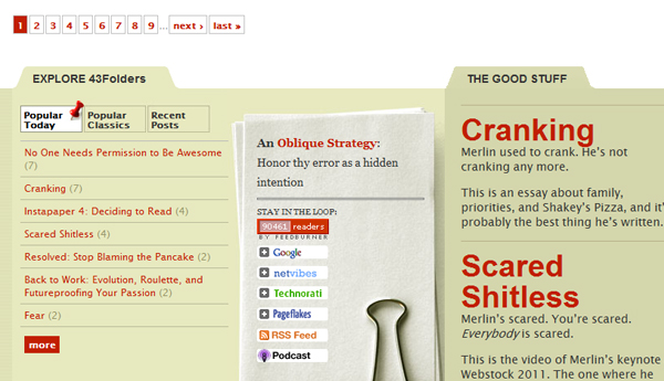 30 硕大无比的时尚Web页脚布局
