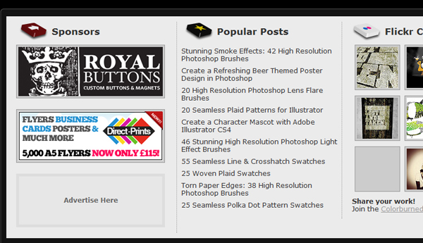 30 硕大无比的时尚Web页脚布局