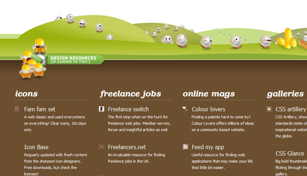 30 硕大无比的时尚Web页脚布局