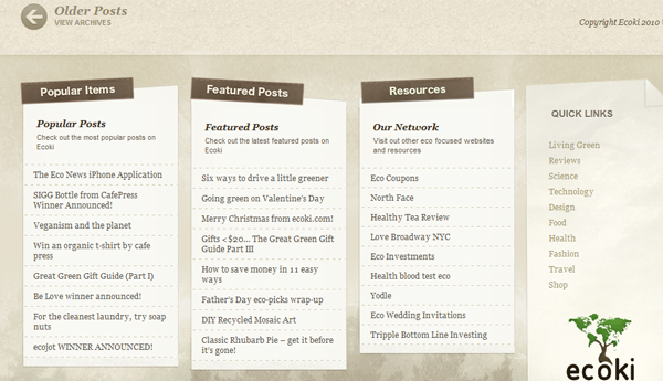 30 硕大无比的时尚Web页脚布局