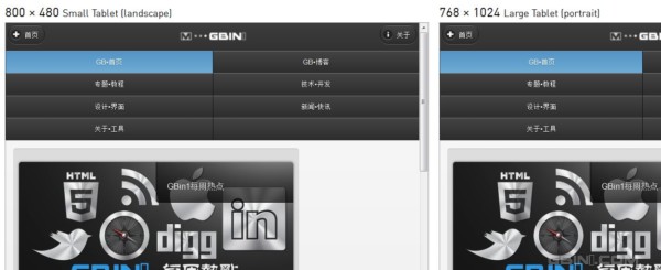 �������ڲ�ͬ�ߴ���Ļ�������վЧ���Ĺ��� - Responsivator