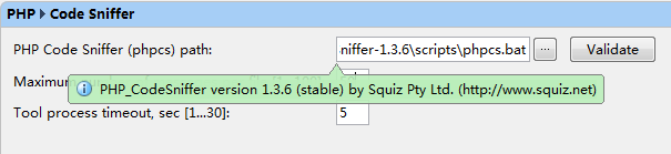 Windows装配PHP CodeSniffer，并在PHPStorm中使用