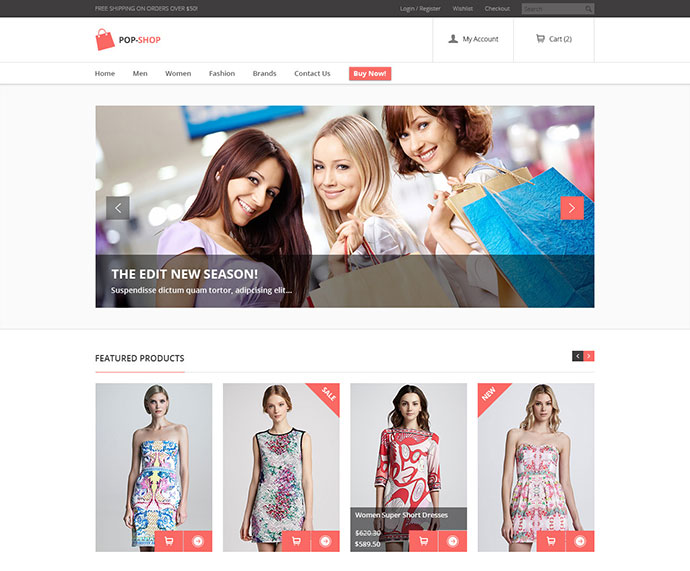 50+ ��Ӧʽ��Prestashop��������