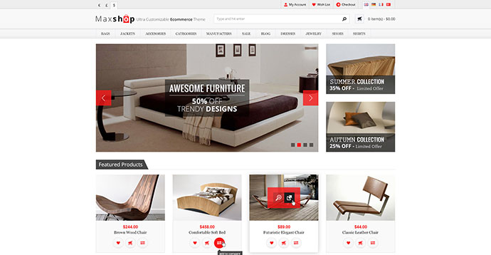 50+ ��Ӧʽ��Prestashop��������