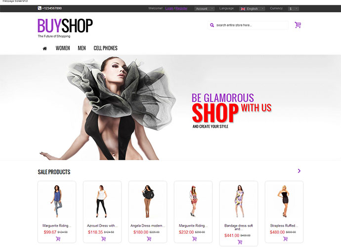 50+ ��Ӧʽ��Prestashop��������