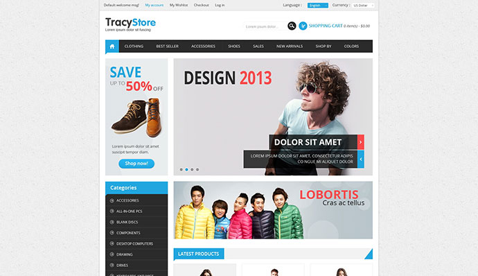 50+ ��Ӧʽ��Prestashop��������