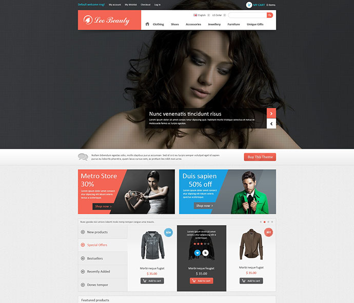 50+ ��Ӧʽ��Prestashop��������