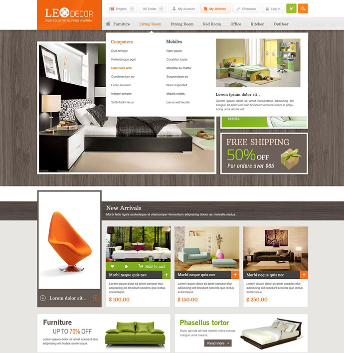 50+ ��Ӧʽ��Prestashop��������