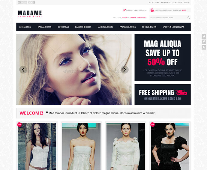 50+ ��Ӧʽ��Prestashop��������