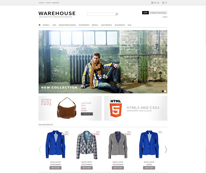 50+ ��Ӧʽ��Prestashop��������