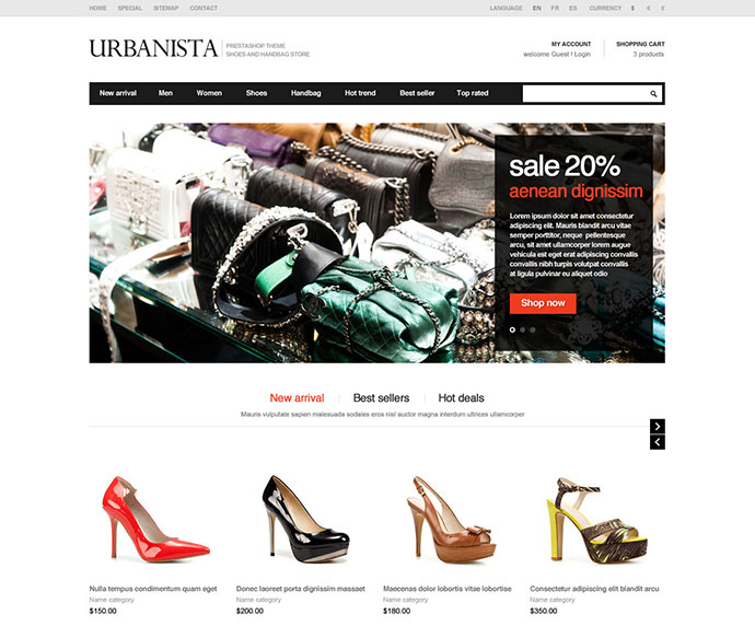 50+ ��Ӧʽ��Prestashop��������