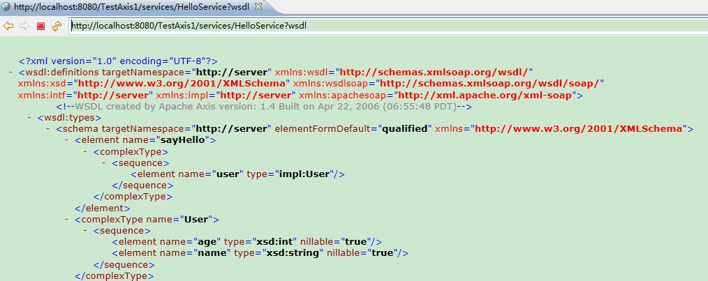 Eclipse+Axis1����Webservice����