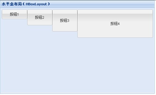 水准盒布局(HBoxLayout)