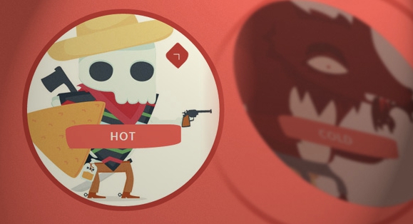 腾跃的圆形幻灯片