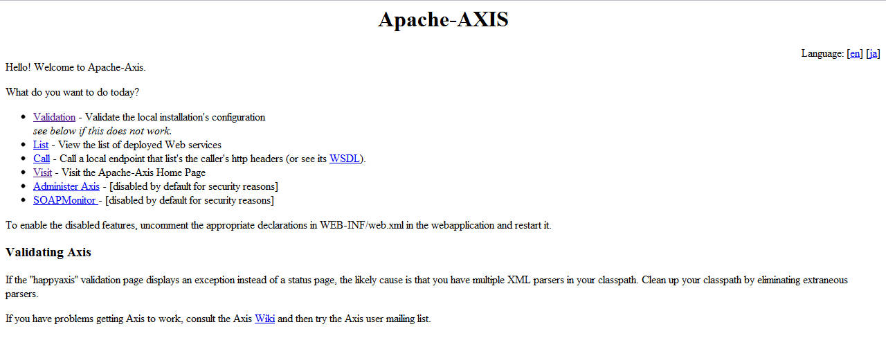 Java WebService֮Axisѧϰ1Axisİװ