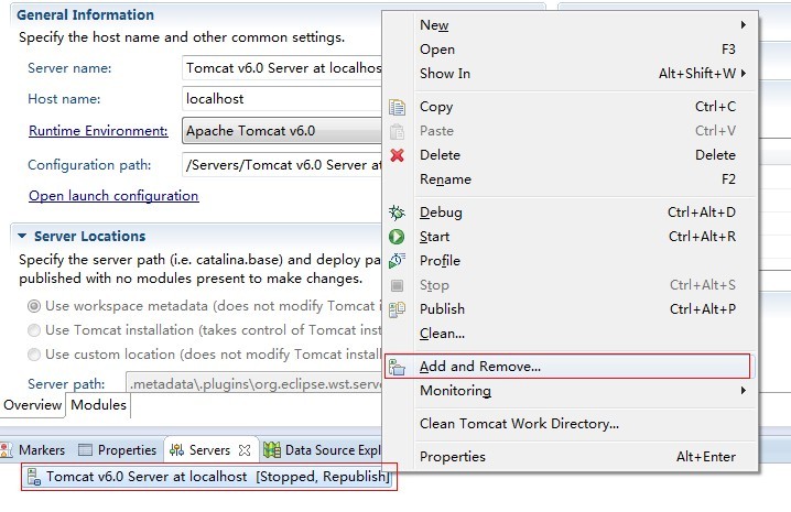 Eclipse 运作 maven web 项目