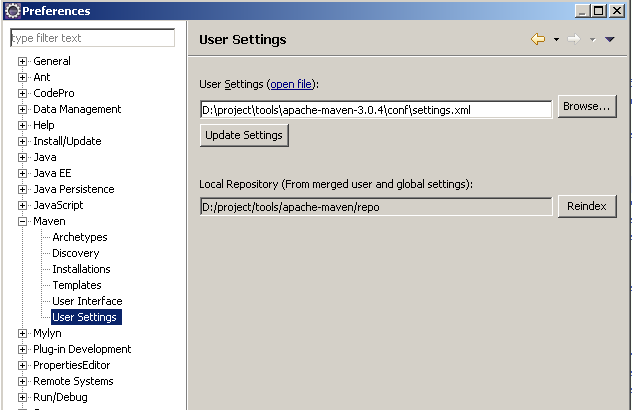 ��Eclipse����ĴJAVA WEB��������������-Maven Nexus