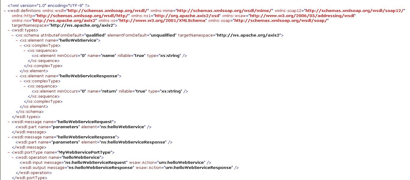Axis2 ���� webservice �����ֲ�