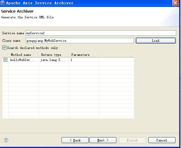 Axis2 ���� webservice �����ֲ�