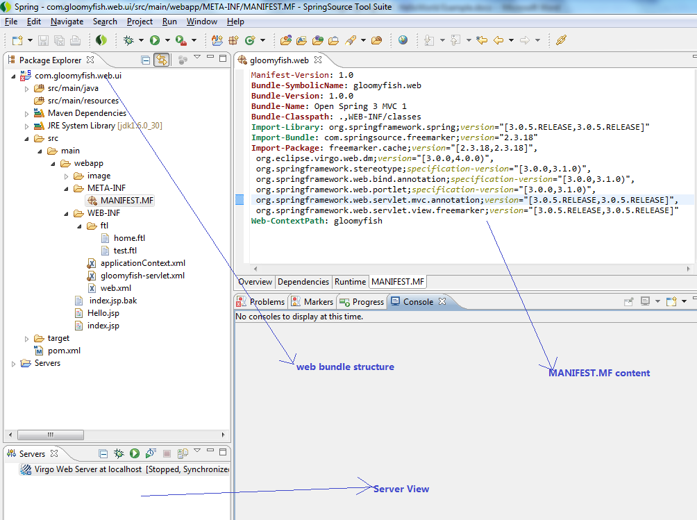 ����OSGi��Virgo Server������Spring webʵ��