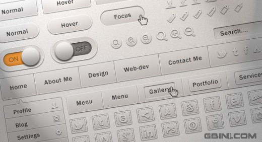 ѹǲģPSDʽUI׼ - Soft UI KIT